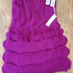 Fushia ruffled Jenny han skirt